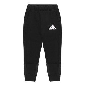 ADIDAS PERFORMANCE Sportovní kalhoty  černá / bílá