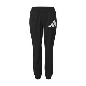 ADIDAS PERFORMANCE Sportovní kalhoty  černá / bílá