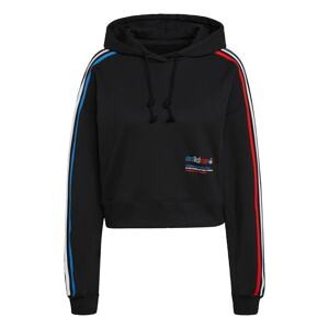 ADIDAS ORIGINALS Mikina  černá / bílá / nebeská modř / ohnivá červená