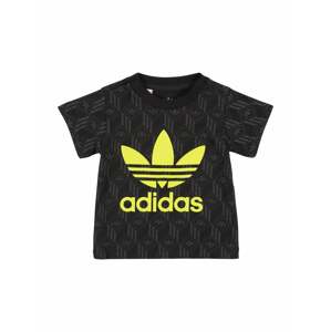 ADIDAS ORIGINALS Tričko  černá / žlutá