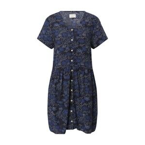 Iriedaily Košilové šaty 'Flowerbirds'  námořnická modř / královská modrá / bílá