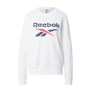 Reebok Sport Sportovní mikina  bílá / tmavě modrá / červená