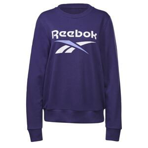 Reebok Sport Sportovní mikina  tmavě fialová / bílá