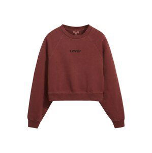 LEVI'S Mikina 'VINTAGE RAGLAN CREW'  burgundská červeň