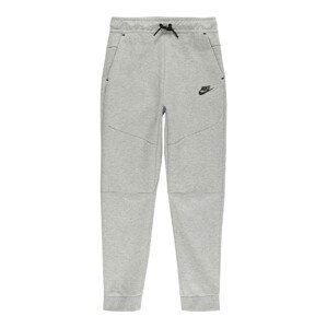 Nike Sportswear Kalhoty  šedý melír / černá