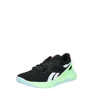 REEBOK Sportovní boty 'Nanoflex TR'  černá / světle zelená / bílá / aqua modrá