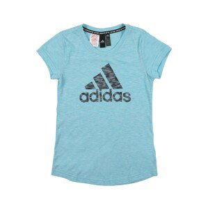 ADIDAS PERFORMANCE T-Shirt  tyrkysová / černá