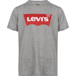 LEVI'S Tričko  šedý melír / červená / bílá