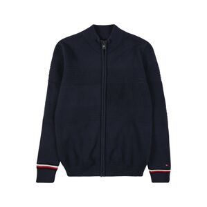 TOMMY HILFIGER Pletená bunda  námořnická modř