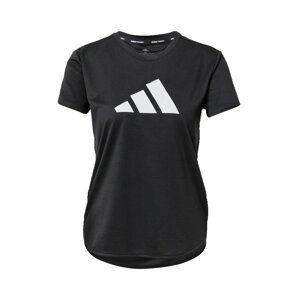 ADIDAS PERFORMANCE Funkční tričko  černá / bílá