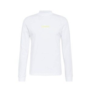Calvin Klein Jeans Tričko  přírodní bílá / svítivě žlutá