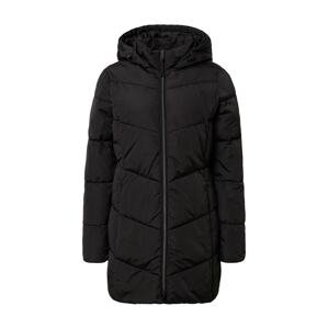 TOM TAILOR Zimní kabát  černá