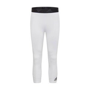 ADIDAS PERFORMANCE Sportovní kalhoty  bílá / černá