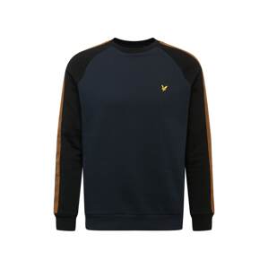 Lyle & Scott Mikina  černá / medová / tmavě modrá