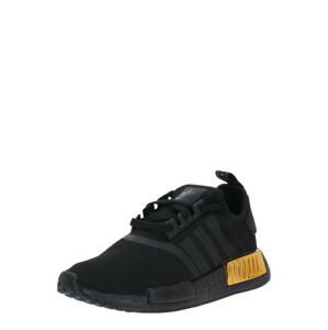 ADIDAS ORIGINALS Tenisky 'NMD_R1'  černá / zlatá