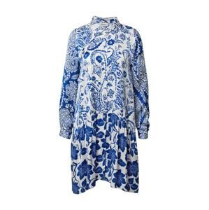 Grace Košilové šaty  modrá / bílá