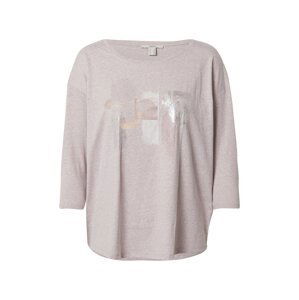 ESPRIT Tričko  pastelově růžová / stříbrná