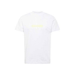Calvin Klein Jeans Tričko  bílá / žlutá