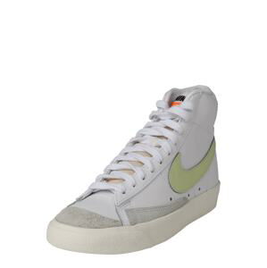 Nike Sportswear Kotníkové tenisky 'BLAZER'  šedá / světle zelená / bílá