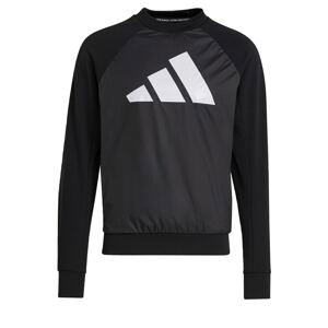 ADIDAS PERFORMANCE Sportovní mikina  černá / bílá