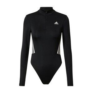 ADIDAS PERFORMANCE Sportovní body 'LEOTARD'  černá / bílá