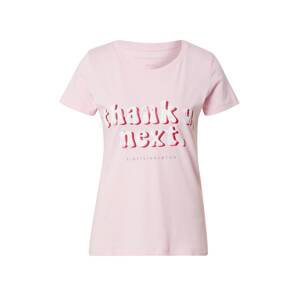 EINSTEIN & NEWTON T-Shirt  růžová / pitaya / bílá / tmavě šedá
