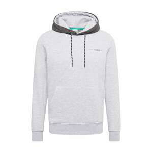 JACK & JONES Sweatshirt 'KEVIN'  světle šedá / tmavě šedá / černá