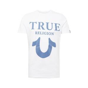True Religion Tričko  offwhite / světlemodrá