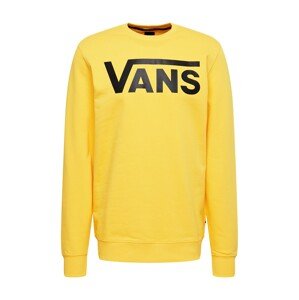 VANS Mikina 'CLASSIC CREW II'  limone / černá