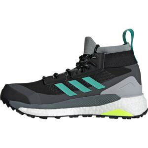 adidas Terrex Kozačky 'TERREX Free Hiker'  černá / šedá / tyrkysová