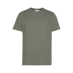 LACOSTE Tričko  zelená / khaki / červená / bílá