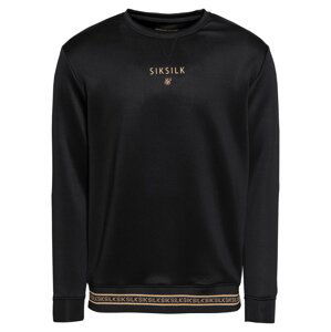 SikSilk Mikina  černá / béžová