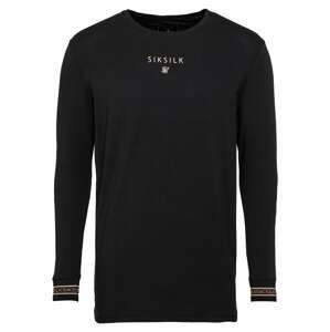 SikSilk Tričko  zlatá / černá