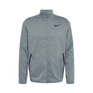 NIKE Sportovní bunda  černá / šedá