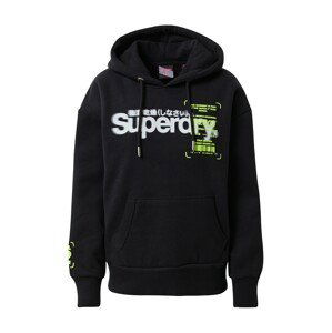 Superdry Mikina  limetková / černá / bílá