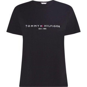 TOMMY HILFIGER Tričko  černá / bílá / červená