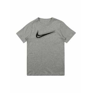 Nike Sportswear Tričko  šedý melír / černá