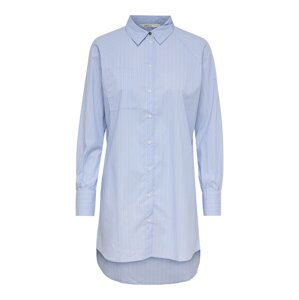 ONLY Košilové šaty 'Nessa'  nebeská modř / bílá
