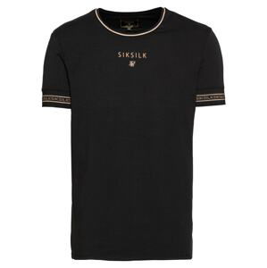 SikSilk Tričko  černá / pudrová