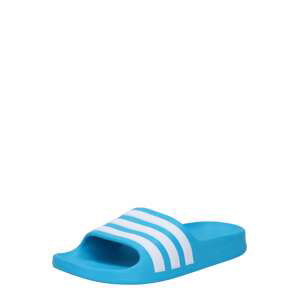ADIDAS SPORTSWEAR Plážová/koupací obuv 'Adilette'  aqua modrá / bílá