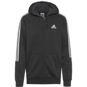 ADIDAS PERFORMANCE Sportovní mikina s kapucí  černá / bílá