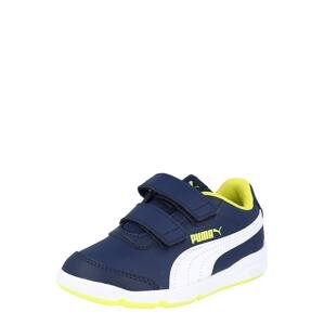 PUMA Sportovní boty 'Stepflex 2'  svítivě žlutá / námořnická modř / bílá