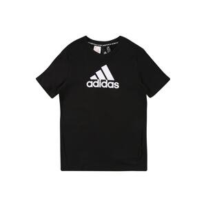 ADIDAS SPORTSWEAR Funkční tričko  černá / bílá