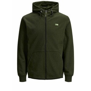 JACK & JONES Mikina 'AIR'  tmavě zelená