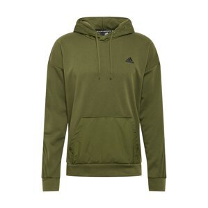 ADIDAS PERFORMANCE Sportovní mikina  žlutá / khaki