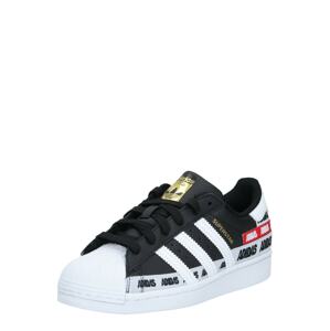 ADIDAS ORIGINALS Tenisky 'SUPERSTAR'  černá / bílá / zlatá