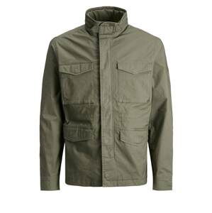 JACK & JONES Přechodná bunda  šedá / khaki