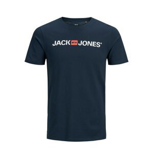 Jack & Jones Plus Tričko  námořnická modř / melounová / bílá