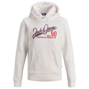 Jack & Jones Junior Mikina  bílá / červená / černá