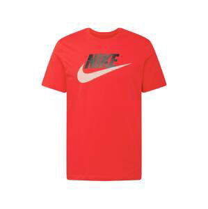 Nike Sportswear Tričko  černá / červená / tělová